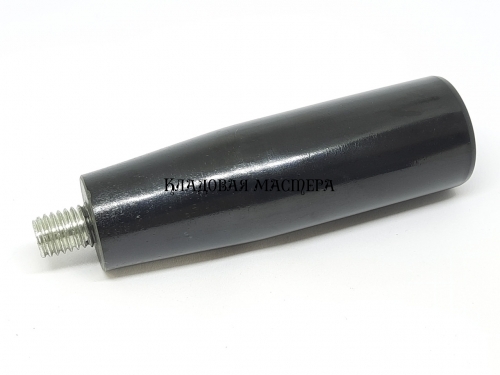 Ручка бакелитовая M10x90 L-12 наружная резьба черная фото 1