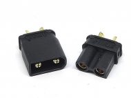 Разъем пара XT30U-F + XT30U-M черные