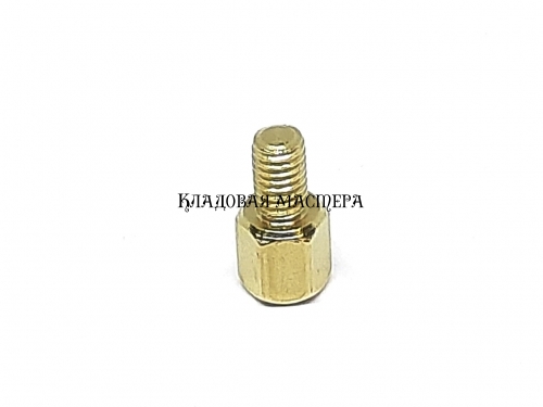 Стойка латунная M3*5+5 фото 1