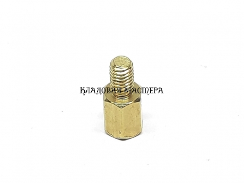 Стійка латунна M3*6+5 фото 1