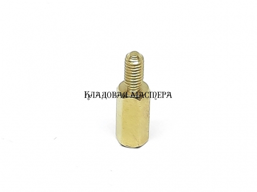 Стійка латунна M3*10+6 фото 1