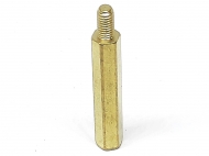 Стійка латунна M3*25+6 Стійка латунна M3*25+6