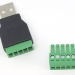 Штекер USB 5P з гвинтовим клемником фото 3