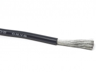 Силіконовий дріт 8AWG чорний монтажний
