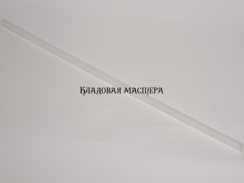 Шпилька M10х500мм нейлоновая белая фото 1 Шпилька M10х500мм нейлоновая белая фото 1