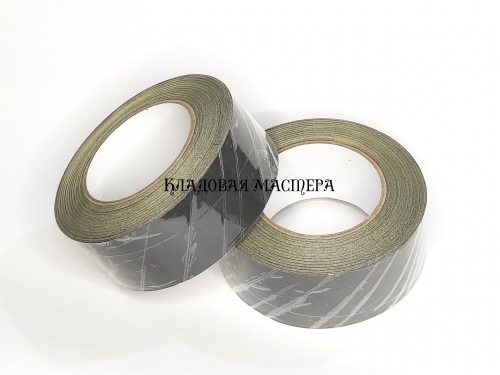 Ацетатна стрічка чорна 50 мм 30м фото 1