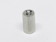 Стойка M3*10 круглая латунная никелированная