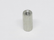 Стойка M3*12 круглая латунная никелированная
