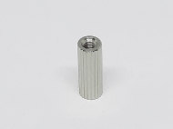 Стойка M3*15 круглая латунная никелированная