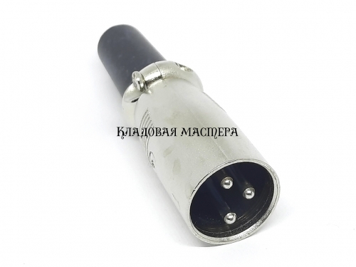 Штекер CANON XLR 3PIN под кабель фото 1