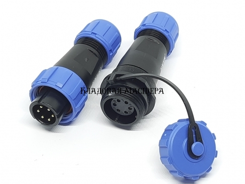 Герметичный разъем EKYK SP13-6 PIN, IP68 Соединительный фото 1