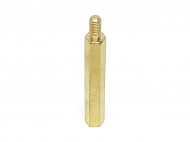 Стійка латунна M3*30+6 Стійка латунна M3*30+6