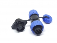 Герметичный разъем EKYK SP13-4 pin, IP-68 c фланцем