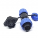 Герметичный разъем EKYK SP13-4 pin, IP-68 c фланцем фото 1