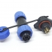Герметичный разъем EKYK SP13-6 pin, IP-68 c фланцем фото 5