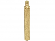 Стойка латунная M3*36+6 Стойка латунная M3*36+6
