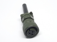 Штекер MS3106A14S-7S 3PIN прямой на кабель