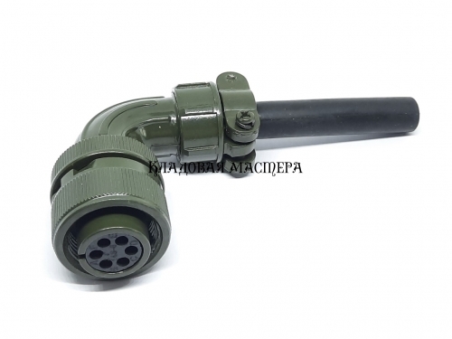 Штекер MS3108A14S-6S 6PIN кутовий на кабель фото 1 Штекер MS3108A14S-6S 6PIN кутовий на кабель фото 1