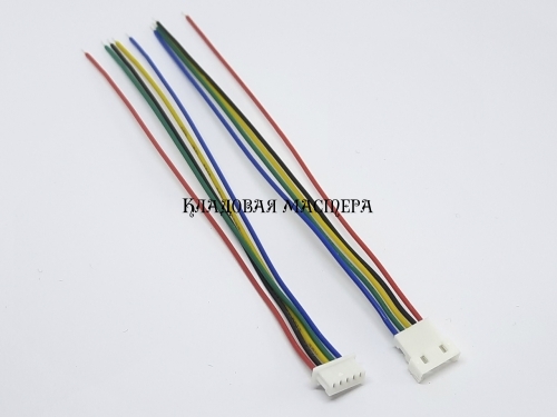 Роз'єм з'єднувальний micro PH1.25 5p-10см, пара фото 1