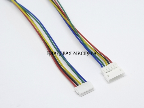 Разъем стыковочный ZH1.5 5pin – 10 см, пара фото 1