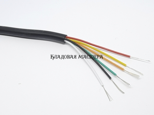 Кабель 2464 6*0.2 мм2 24AWG 6 жильний мідний фото 1 Кабель 2464 6*0.2 мм2 24AWG 6 жильний мідний фото 1