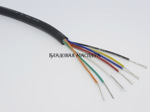 Кабель 2464 7*0.2 мм2 24AWG 7 жильний мідний фото 1