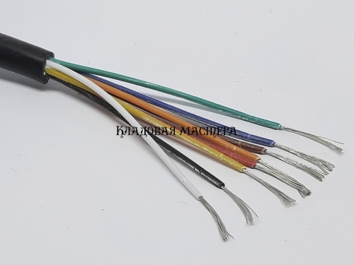 Кабель 2464 8*0.2 мм2 24AWG 8 жильний мідний фото 1 Кабель 2464 8*0.2 мм2 24AWG 8 жильний мідний фото 1