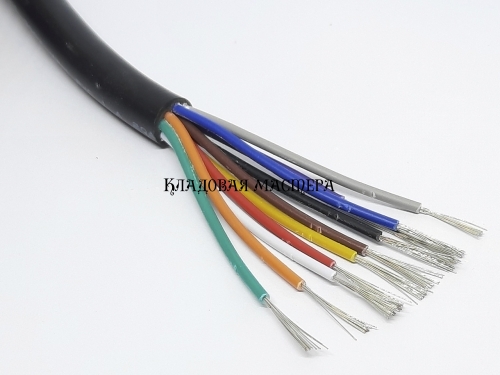 Кабель 2464 10*0.5 мм2 20AWG 10 жильный медный фото 1