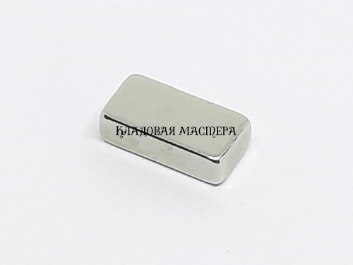 Магнит неодимовый 3x5x10 мм прямоугольник фото 1