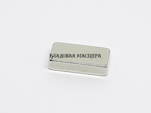 Магнит неодимовый 5x10x20 мм прямоугольник фото 1