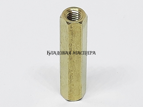 Стійка латунна M3*21 фото 1