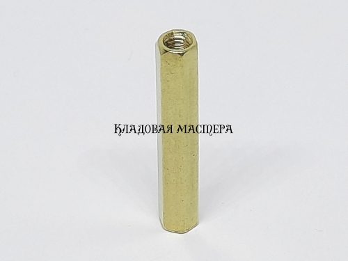 Стійка латунна M3*28 фото 1