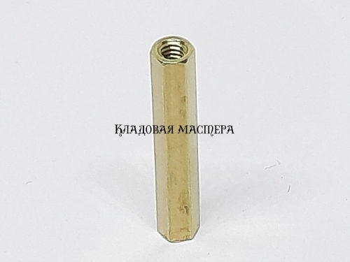 Стойка латунная M2*18 фото 1 Стойка латунная M2*18 фото 1