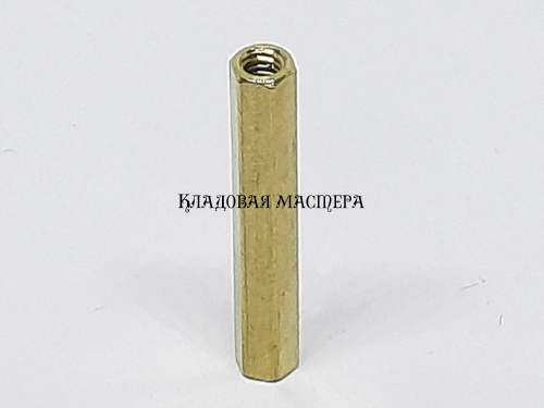 Стойка латунная M2*19 фото 1 Стойка латунная M2*19 фото 1