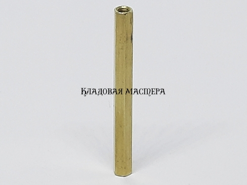 Стійка латунна M2*30 фото 1 Стійка латунна M2*30 фото 1