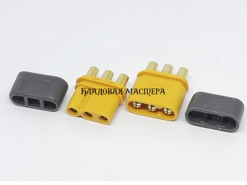 Разъем пара MR30-M + MR30-F с кожухом фото 1