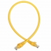 Патч-корд желтый 0.5м RJ-45 UTP CAT6 инженерный фото 1