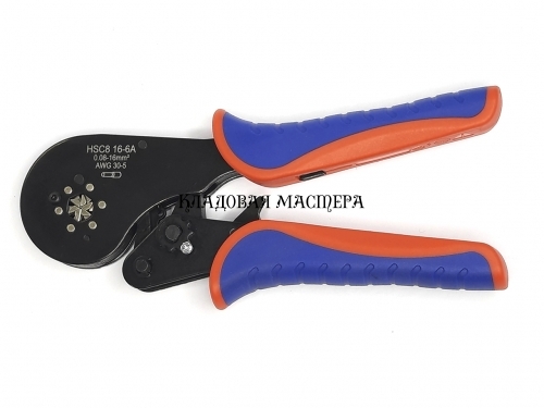 Обжимка HSC8 16-6A пресс-клещи для трубчатых наконечников фото 1