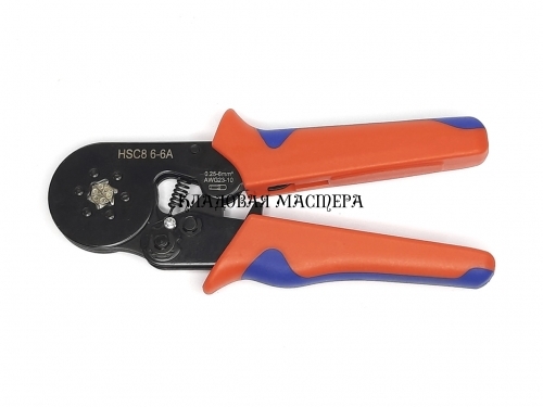 Обжимка HSC8 6-6A пресс-клещи для трубчатых наконечников фото 1