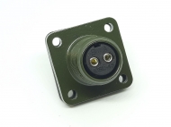 Гнездо MS3102A10SL-4S 2PIN обратное на панель