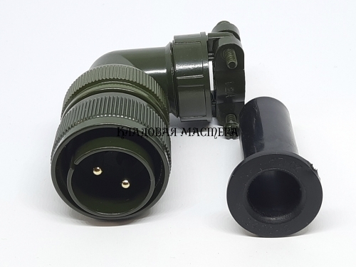 Штекер MS3108A20-23P 2PIN обратный угловой на кабель фото 1 Штекер MS3108A20-23P 2PIN обратный угловой на кабель фото 1