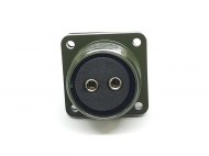 Гнездо MS3102A20-23S 2PIN обратное на панель