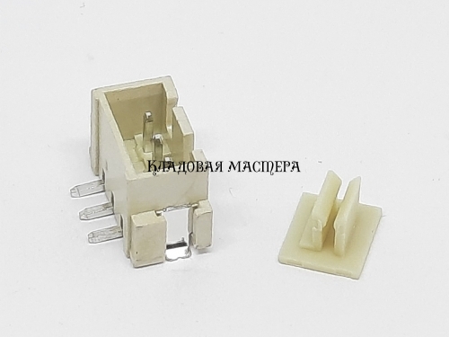 Разъем XH2.54 3Pin SMD вертикальный фото 1 Разъем XH2.54 3Pin SMD вертикальный фото 1