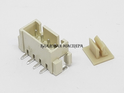 Разъем XH2.54 4Pin SMD вертикальный фото 1 Разъем XH2.54 4Pin SMD вертикальный фото 1