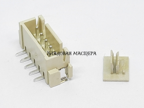 Разъем XH2.54 5Pin SMD вертикальный фото 1 Разъем XH2.54 5Pin SMD вертикальный фото 1