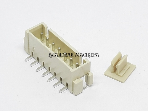 Разъем XH2.54 7Pin SMD вертикальный фото 1 Разъем XH2.54 7Pin SMD вертикальный фото 1