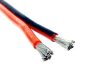 Силиконовый провод 2x22AWG красный-черный 2 жильный