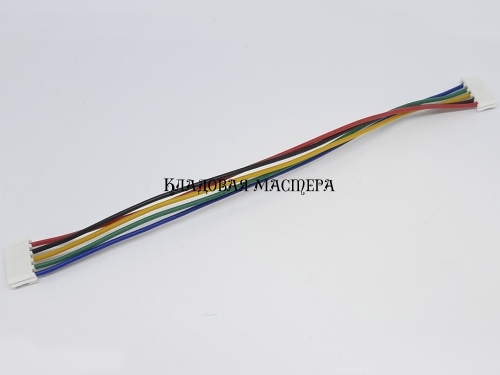 Разъем двойной EH2.54 5pin - 15 см розетка-розетка фото 1