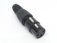 Гнездо CANON XLR 3PIN черное под кабель