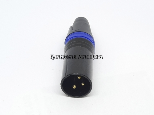 Штекер CANON XLR 3PIN NEUTRIK под кабель фото 1